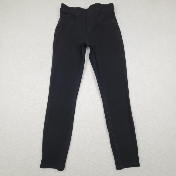 Spanx Jean-ish Ankle Denim Leggings Womens Small S Black Cotton Poly Blnd 20018r - Picture 1 of 10